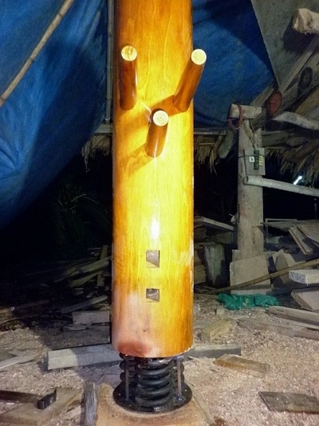 d 33cm gỗ lim vang + lò xo